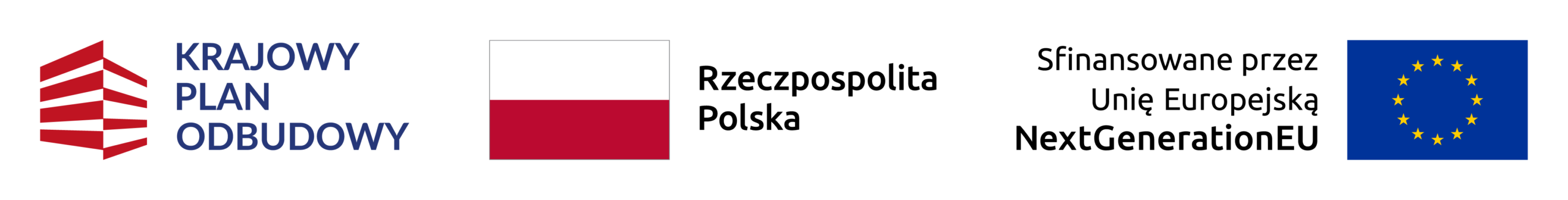 Logotypy KPO i UE