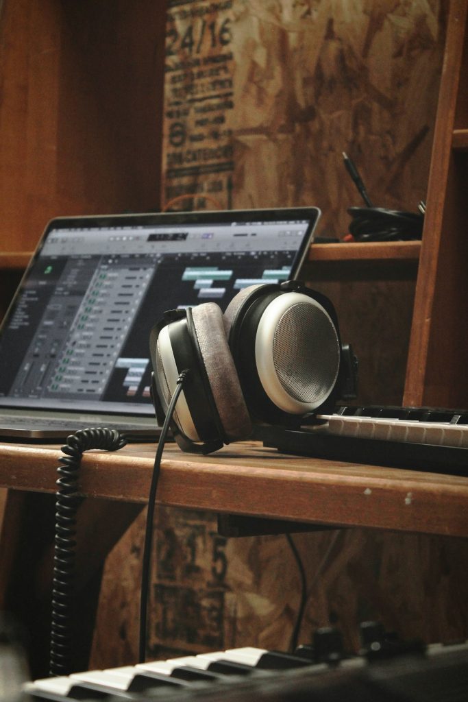 music production setup